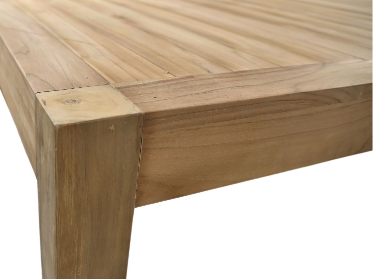 tuintafel aruba - 200x100x76 - naturel - teak