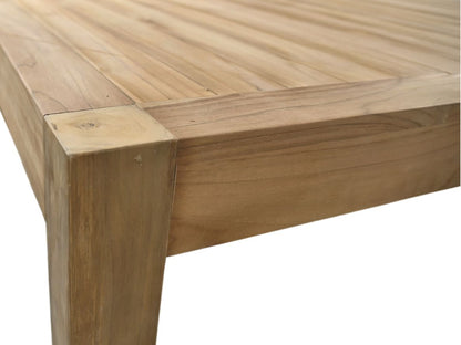 Tuintafel Aruba - 200x100x76 - Naturel - Teak