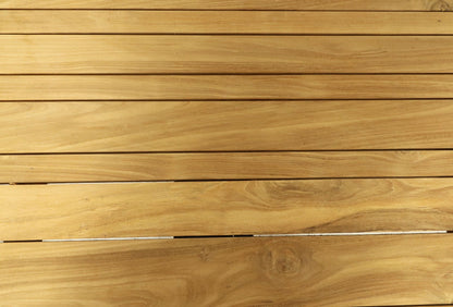 Tuintafel medium - 220x100x77 - Naturel - Teak