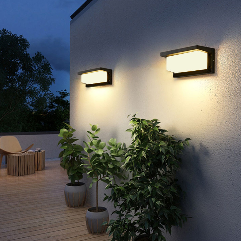 Buiten wandlamp met waterdichte behuizing voor gevelverlichting