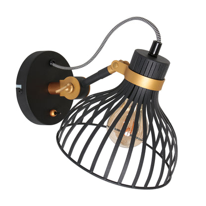 Wandlamp Dunbar 3088ZW Zwart