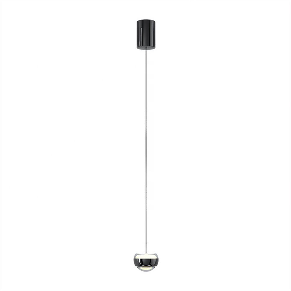 elegante halfronde led hanglamp voor een strak en modern interieur