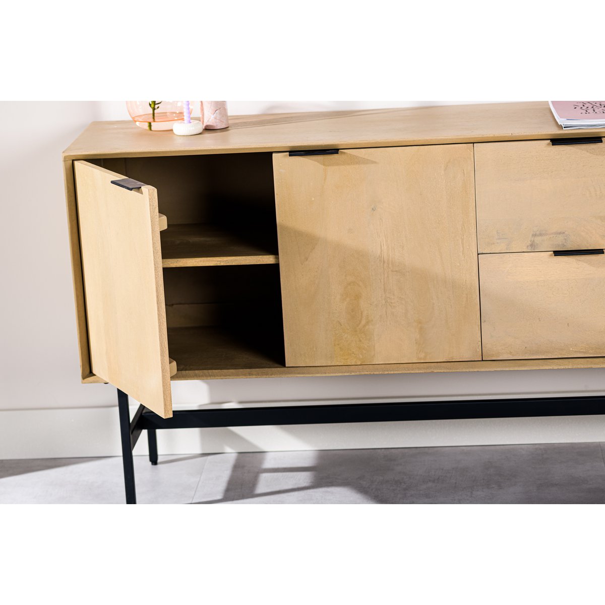 dressoir 3d, 170 cm, b180 naturel