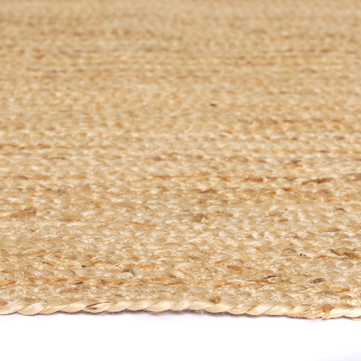 jute rug rectangle natural 140x200cm