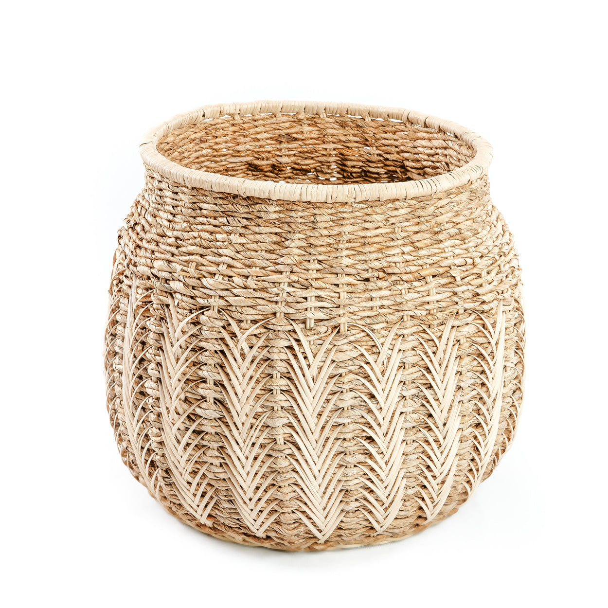 rotan opbergmand de luziru - naturel - m