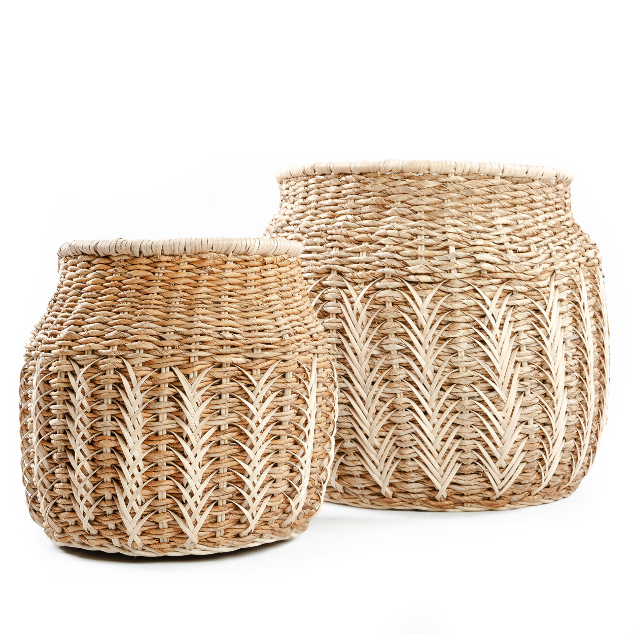 rotan opbergmand de luziru - naturel - m