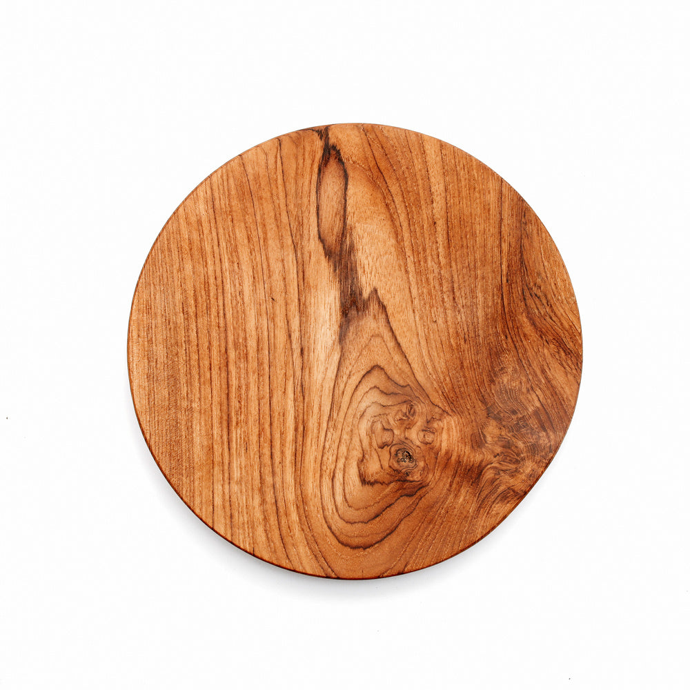 de teak root rond bord - m