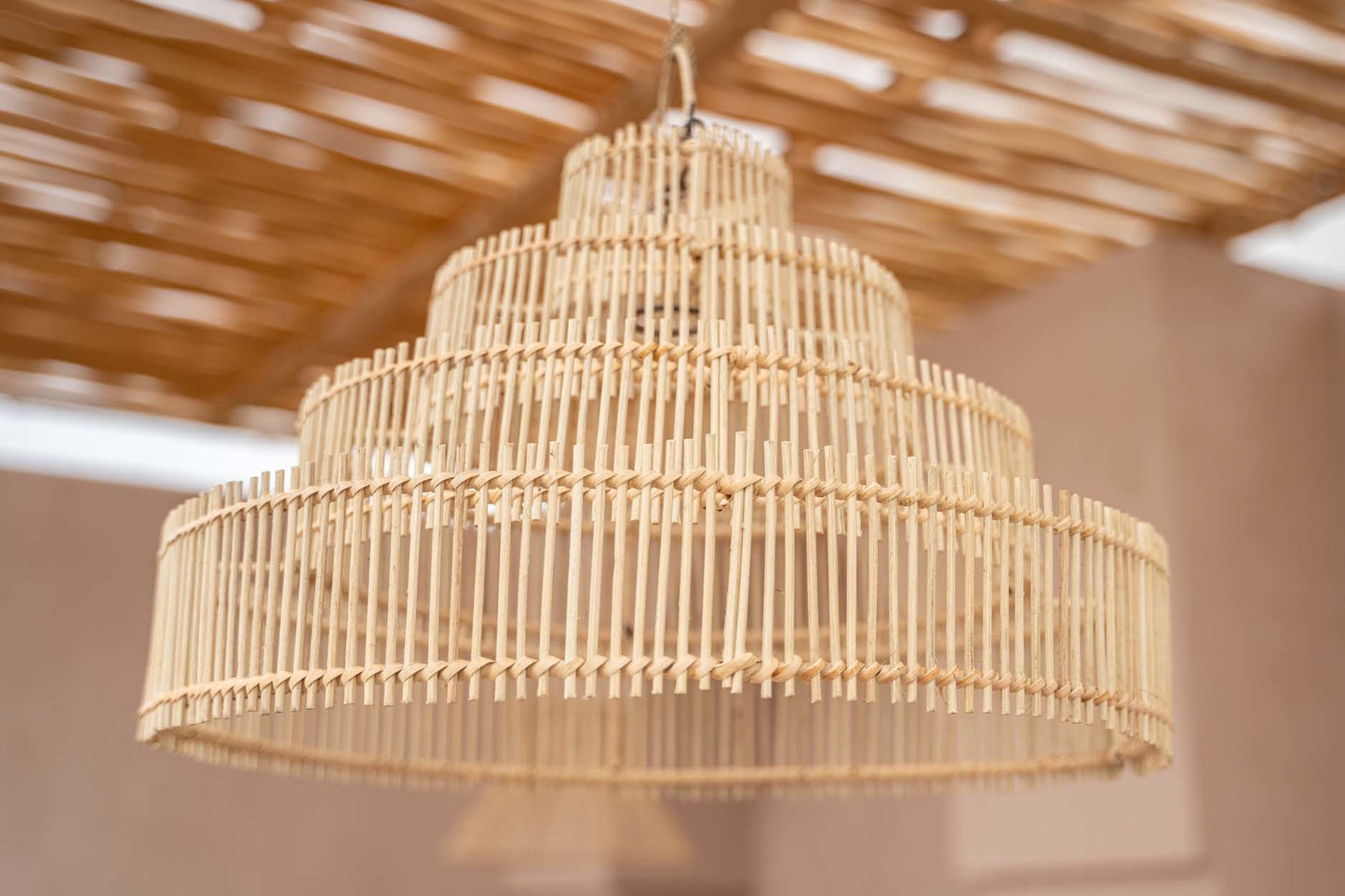 de wedding cake hanglamp - naturel - m