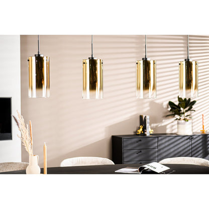 Hanglamp, 4-lichts, H850 goud