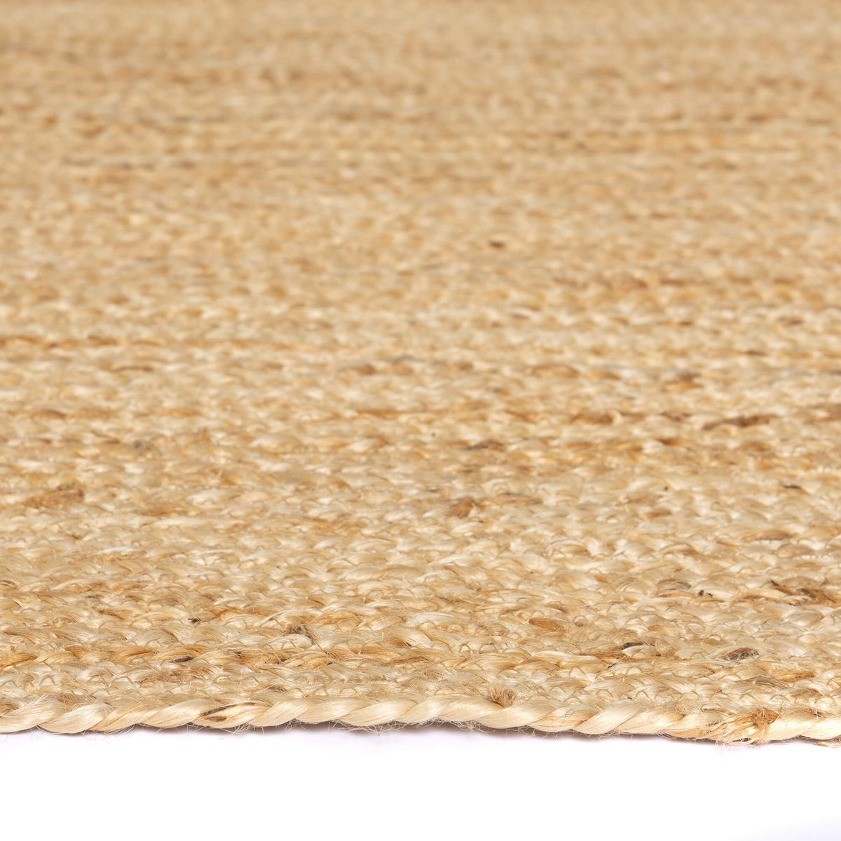 jute rug oval natural 160x230cm