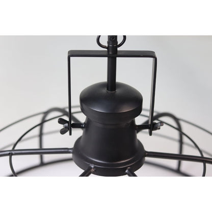 Hanglamp Crown - ø60x43 - Powder coated black - Ijzer