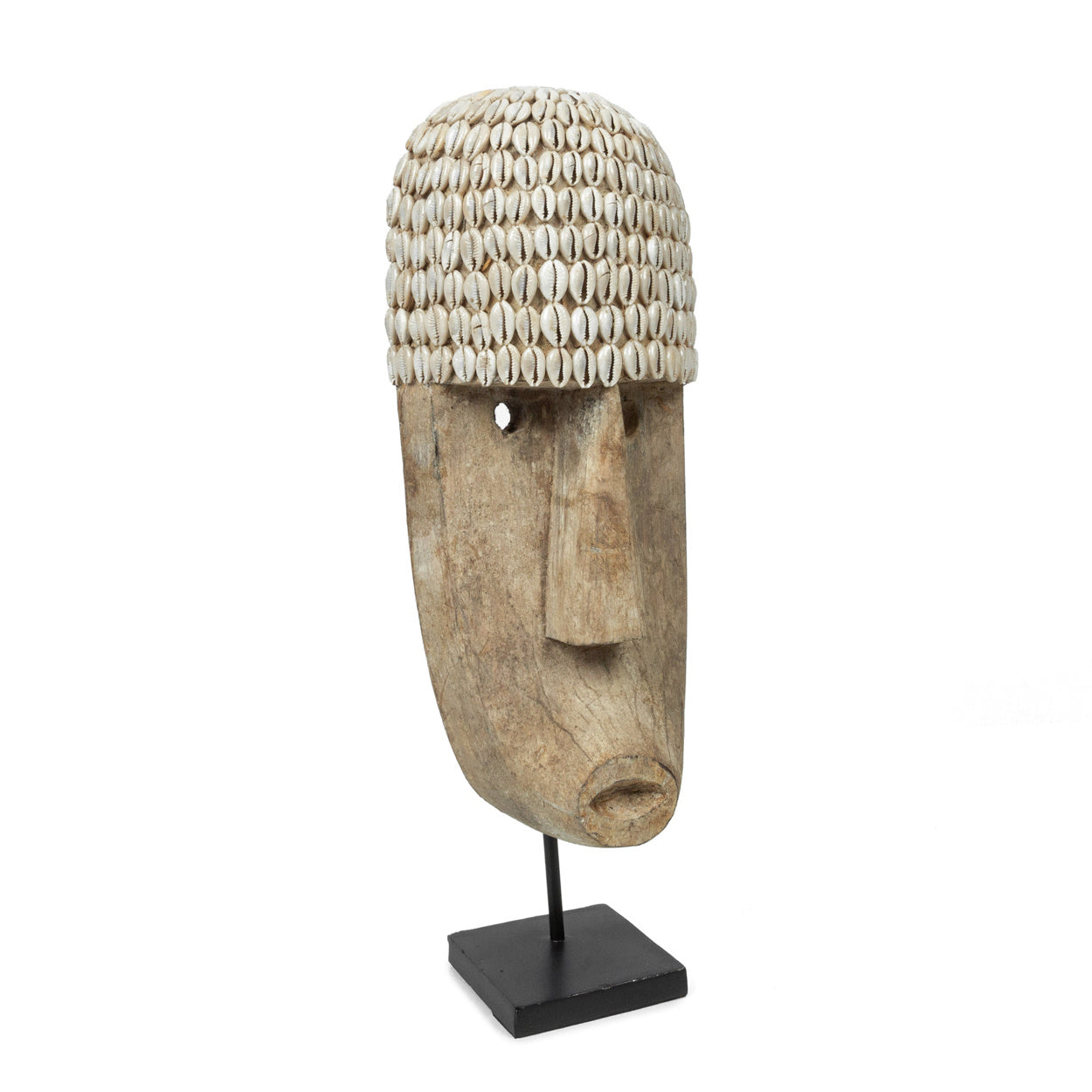 het cowrie masker on stand - large