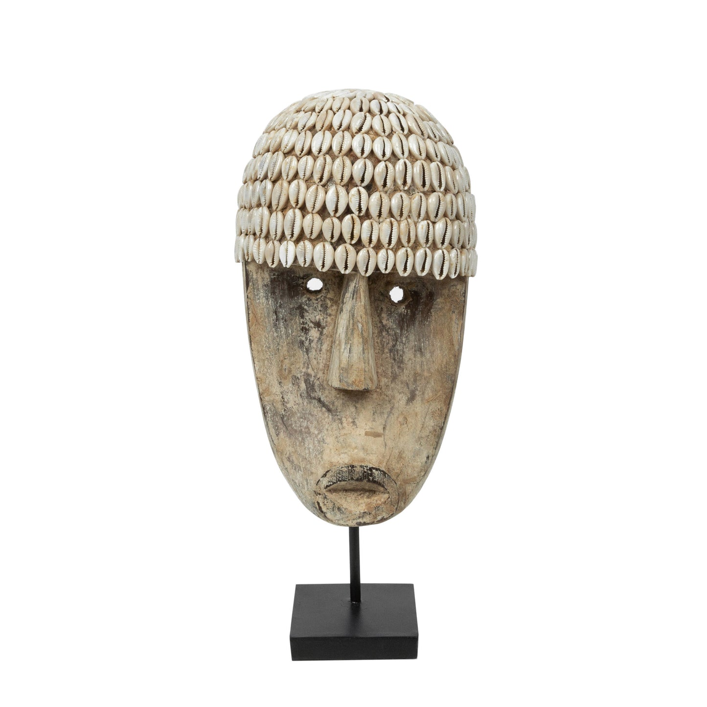 het cowrie masker on stand - medium