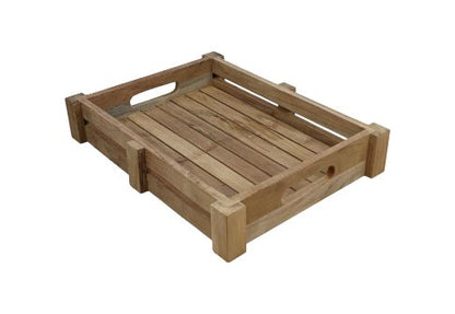 Tray teak dienblad - 30x40x7 - Naturel - Teak